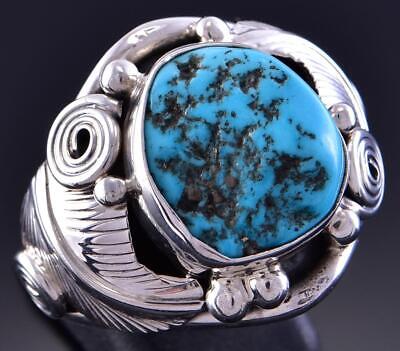 Size 13-3/4 Turquoise Men's Rings by Darrell Morgan 2J20Z