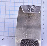 Silver Multistone Navajo Inlay Tufacast Butterfly Bracelet by Lee Begay 2C14N