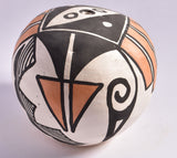 Traditional Acoma Seed Pot by D. Victorino 1K17G