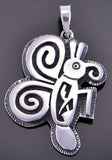 Mimbres Pottery Butterfly Design Pendant by Gerald Lomaventema 2K15B