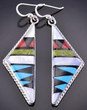 Large Traditional Zuni Earring by Sheryl Edaakie 2K15L