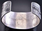 Silver Multistone Navajo Inlay Tufacast Butterfly Bracelet by Lee Begay 2C14N