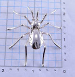 Silver Navajo Handmade Spider Love Brooch/Pin by Effie Garfield 2A13M