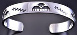 Rain Cloud and Lightning Hopi Bracelet by Gerald Lomaventema 2K13N