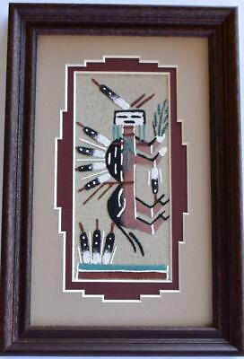 Navajo Sand Painting by Glen Nez 6 x 9 - 1J12B