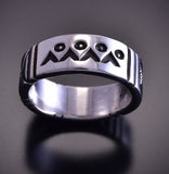 4 Sacred Mountains Ring Band Ring By Erick Begay TO12Q