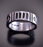 4 Sacred Mountains Ring Band Ring By Erick Begay TO12Q