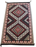 HUGE - Ganado Red Design Navajo Rug by Mary M Yazzie 1J14K