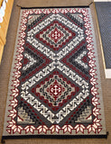 HUGE - Ganado Red Design Navajo Rug by Mary M Yazzie 1J14K