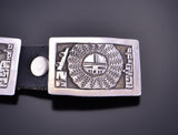 Vintage Hopi Kachina Storyteller Belt by Floyd Becenti - Concho Belt 1L03D