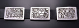 Vintage Hopi Kachina Storyteller Belt by Floyd Becenti - Concho Belt 1L03D