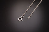 18 INCH STERLING SILVER 1.35 MM ROPE CHAIN WITH SPRING RING CLASP          TO51Y