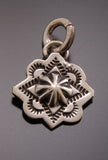ZBM Stamped Silver Pendant ~ OLD STYLE PAWN ~ DESIGN BY ERICK BEGAY            TO41L