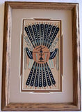 Navajo Sand Painting by Deborah Foster - 9.5 x 13.5 - 1J11J