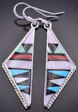 Large Traditional Zuni Earring by Sheryl Edaakie 2K15N