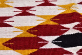 Navajo Handwoven Rug - Eye Dazzler design - ZH17D