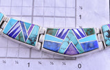 Inlay Collar Necklace with Earrings by Evangline David 2K25G