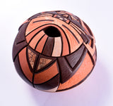 Hopi Pottery by Delmar Polacca Kachina Design 2L06D