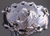 Size 11-3/4 All Silver Hunting Eagle Men's Ring by G. Francisco 8J10F