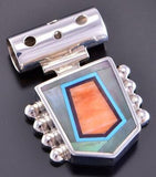 Inlay Pendant by Benson Manygoats 2K10O