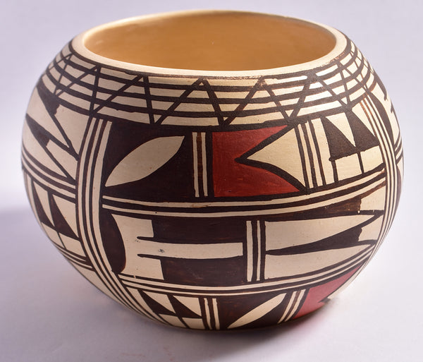 工芸品 Hopi pueblo pottery Desert Pueblo Pottery Native American Vase Signed Hopi Bird