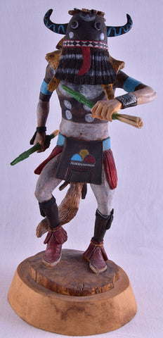 Whipper Hopi Kachina doll by Duwayne Chee ZH17Q