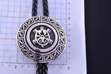 Silver Handmade Turtle Design Bolo Tie 2E03X
