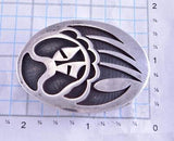 Vintage Silver "Strong" Bear Claw Buckle 2H31H
