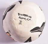 Traditional Acoma Seed Pot by D. Victorino 1K17G