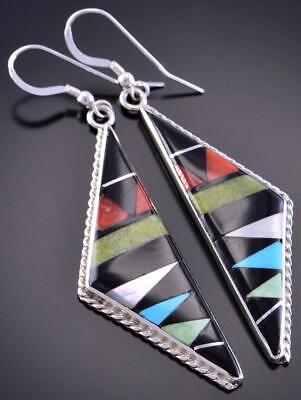 Large Traditional Zuni Earring by Sheryl Edaakie 2K15Q