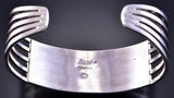 Silver & Opal Navajo Inlay Bracelet by Anson Wallace 2F15B