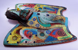 Navajo Pottery - Yei Bi Chei Mask - Butterfly Design by David John 2L07A