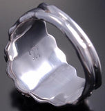 Size 11-3/4 All Silver Hunting Eagle Men's Ring by G. Francisco 8J10F