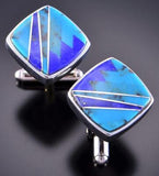 Turquoise & Lapis Cufflinks by Tully Gustine 2K15X