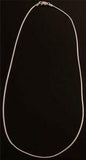 22 inch - 1.2mm Round Chain - Italian Silver Chain ZL11C