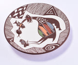 Acoma Pueblo Pottery by Carolyn Concho - Mimbres Bird Design 2L06O