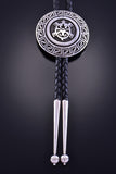 Silver Handmade Turtle Design Bolo Tie 2E03X