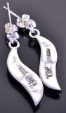 Turquoise Inlay Earrings by Aldora Henry 2K21Q