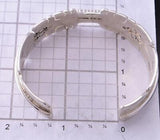 Silver Sacred Eagle Feather Bracelet by David Kuticka 2K13C