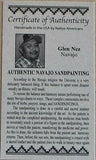 Navajo Sand Painting by Glen Nez 6 x 9 - 1J12B