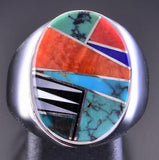 Size 10 Inlay Men's Ring by Bessie Johnson 2K18F