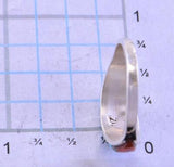Size 7-1/4 Silver & Turquoise Multistone Zuni Inlay Ring by Cena Woobthee 2F28N