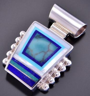 Inlay Pendant by Benson Manygoat 2K10R