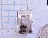 Size 7-1/4 Silver Christ's Resurrection Navajo Handmade Ring by Roger John 2F23J