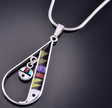Rain Bird Design Pendant by Sheryl Edaakie 2K15H