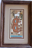 Navajo Sand Painting by Norman Simms 6 x 9 -1J12D