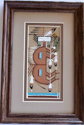 Navajo Sand Painting by Norman Simms 6 x 9 -1J12D
